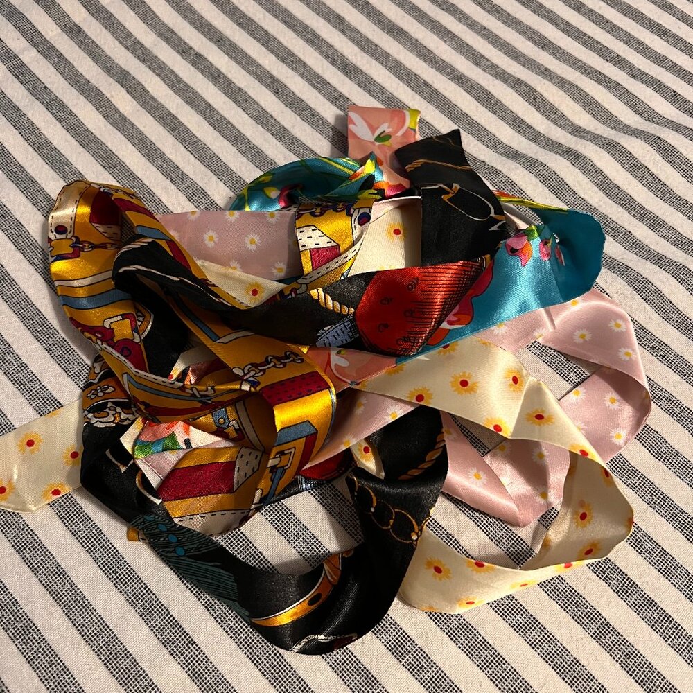 Hair / Purse Ribbons ~ set of 5